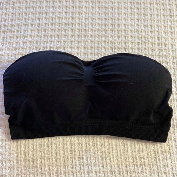 DEREK HEART JUNIOR SEAMLESS PADDED Black BRA SMALL - Picture 1 of 7